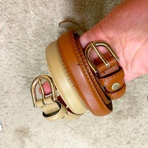 Leather belts